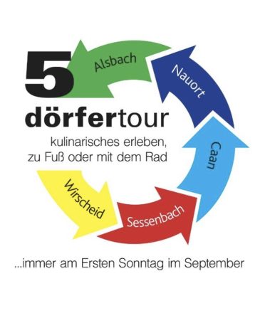 5 Dörfer Tour 2024 Alsbach, Caan, Nauort, Sessenbach und Wirscheid laden auch in diesem Jahr zur Wandertour ein